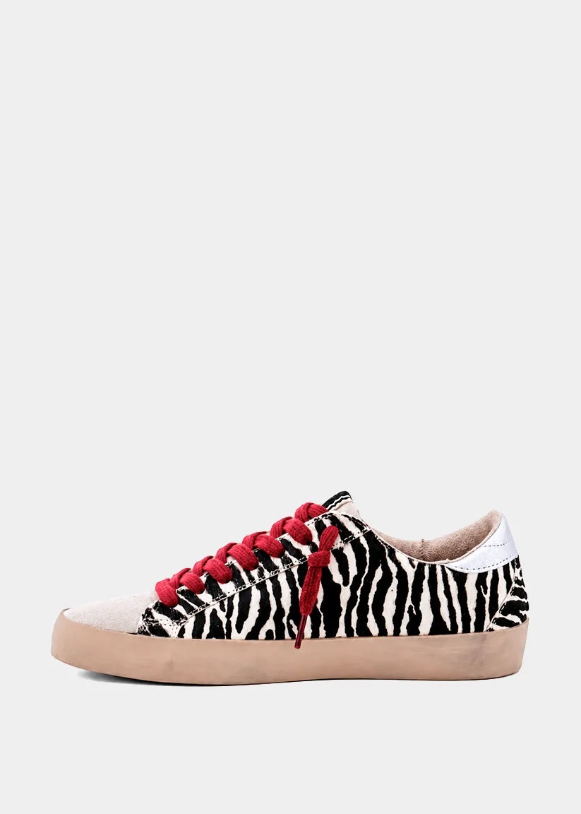 The Paula Zebra Hair Tenny