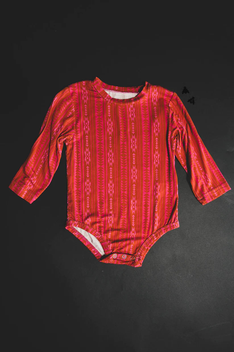 Pecos Pink Baby Onesie