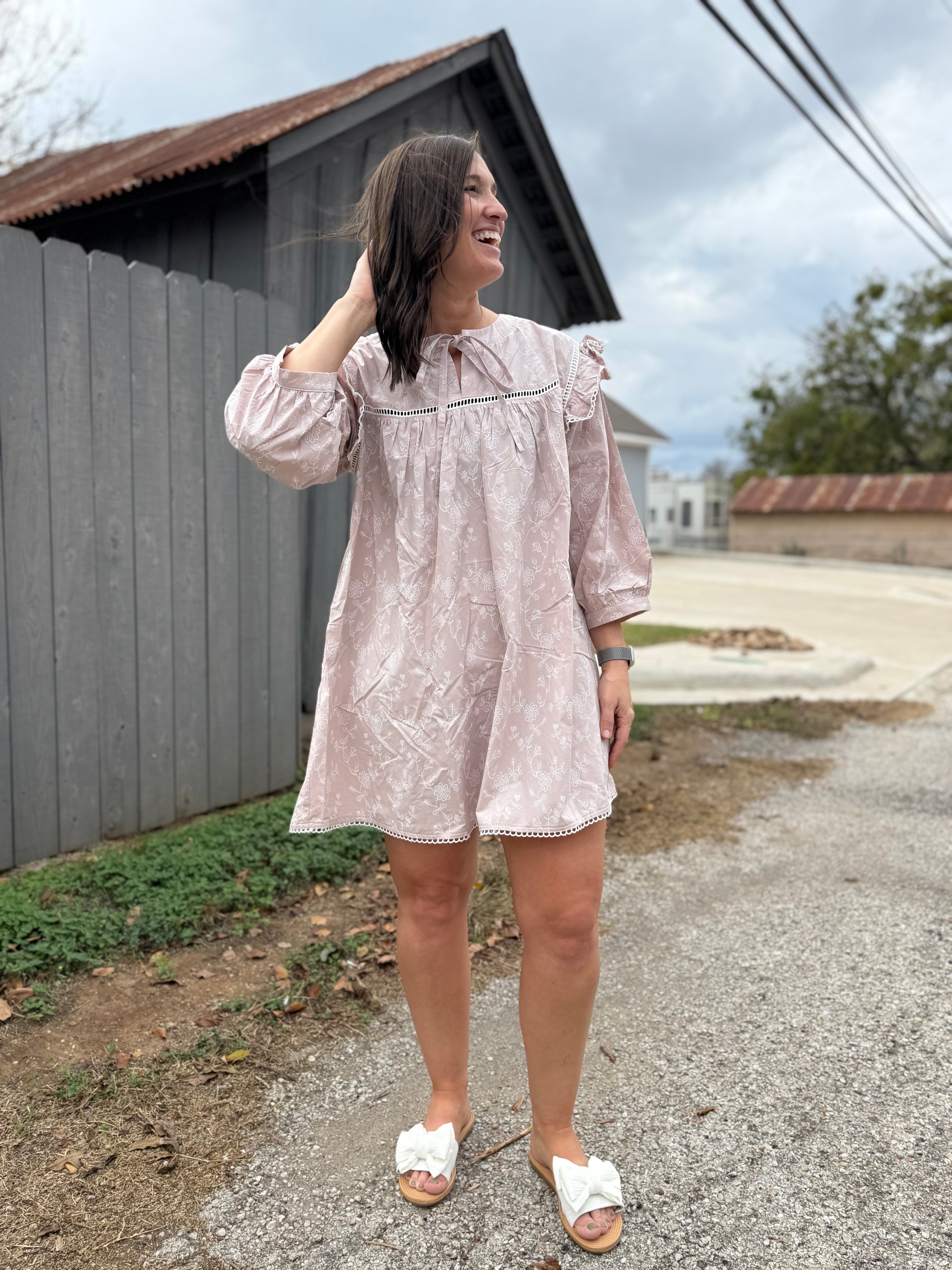 Paisley Ruffle Dress