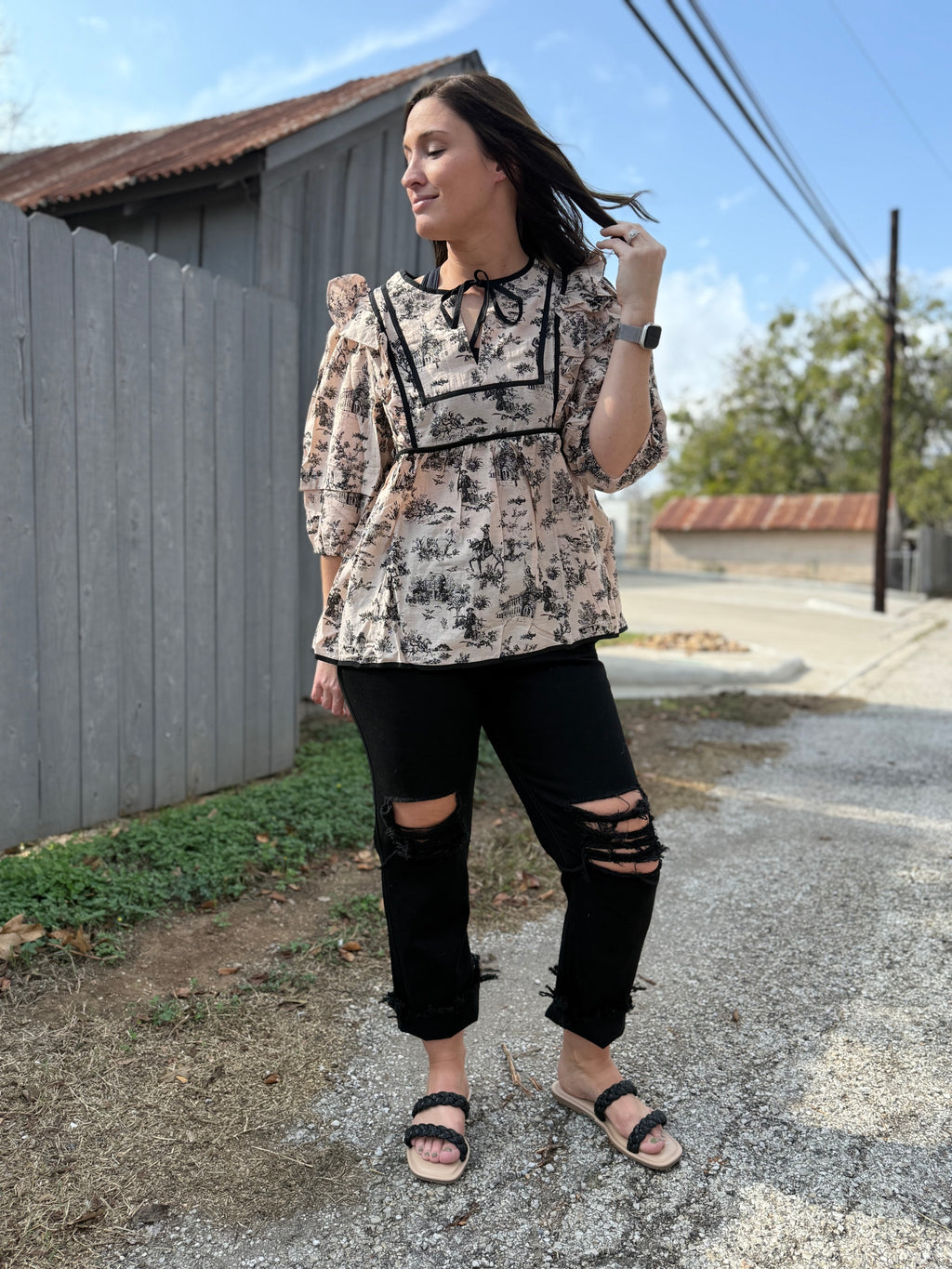 Pilgrim Babydoll Top