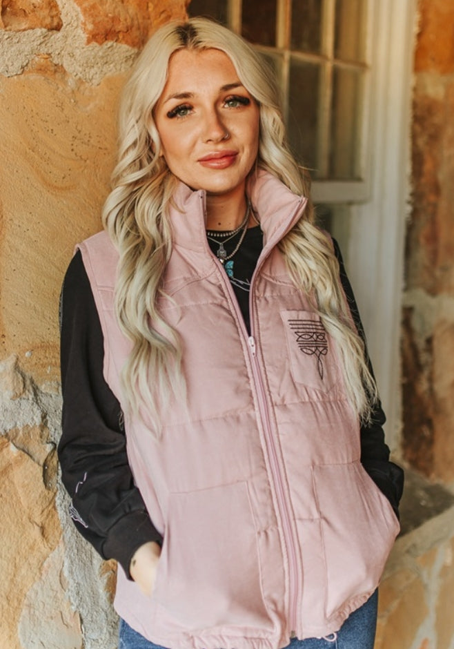 Paige Boot Stitch Puffer Vest