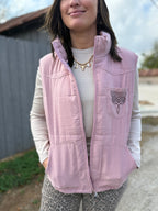 Paige Boot Stitch Puffer Vest