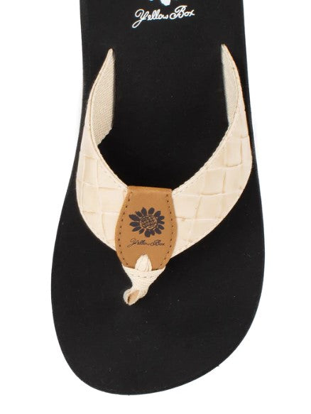 Yellowbox Flophop Ivory Flip Flop