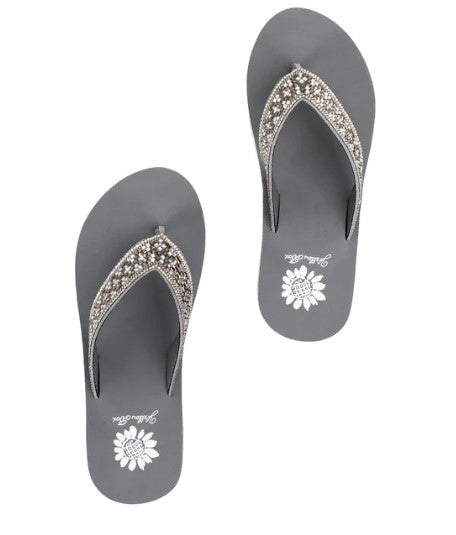 Yellowbox Etta Gray Wedge Sandal