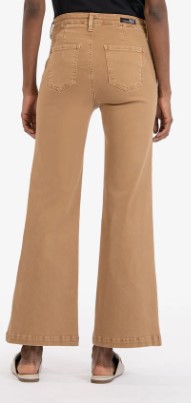 KUT Meg High Rise Wide Leg Toffee Jeans