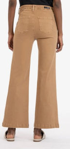KUT Meg High Rise Wide Leg Toffee Jeans
