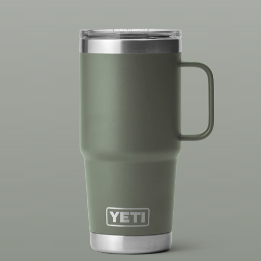 YETI Camp Green 20 oz Travel Mug