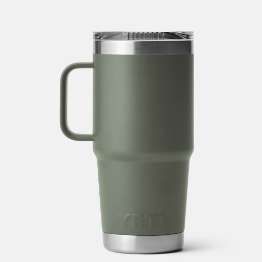 YETI Camp Green 20 oz Travel Mug