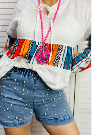 Pearl Denim Shorts (XL)