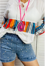 Pearl Denim Shorts (XL)