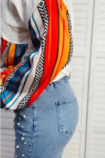 Pearl Denim Shorts (XL)