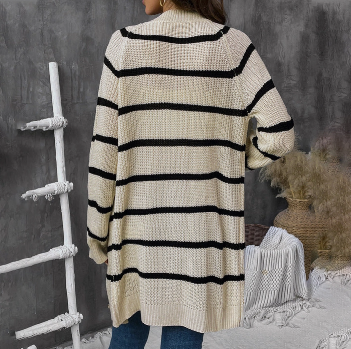 SNUGGLE STRIPE CARDIGAN