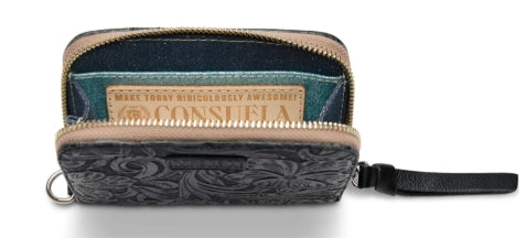 Steely Zippy Wallet