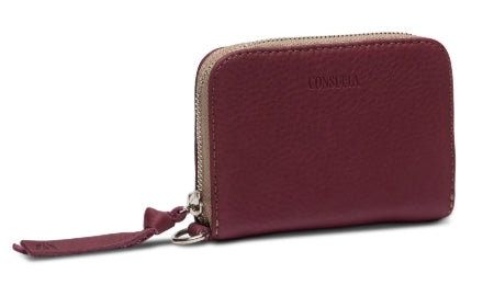 CONSUELA PLUM ZIPPY WALLET