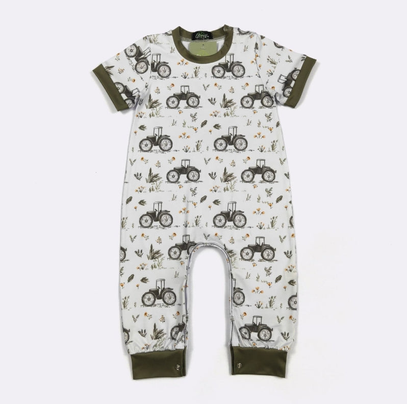 Tractor Plow Romper