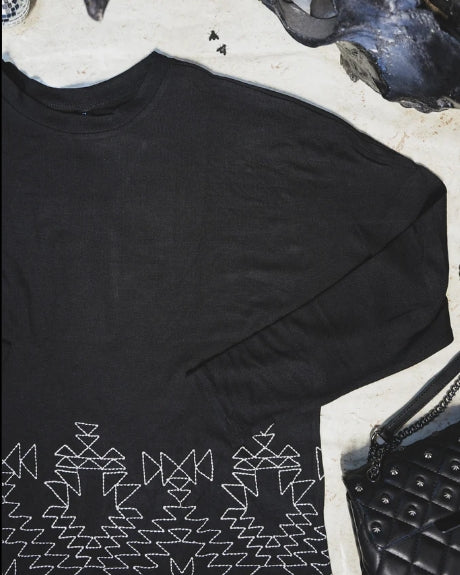 Stitch That Western Longsleeve Tee