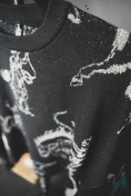 Sparkle Bucks Crop Sweater