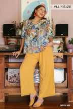 Plus Size Navy Dreams Top