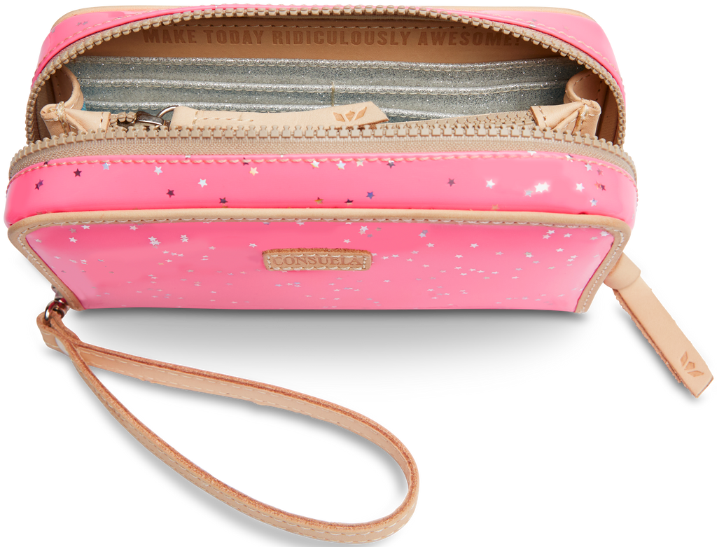 CONSUELA SHINE WRISTLET WALLET