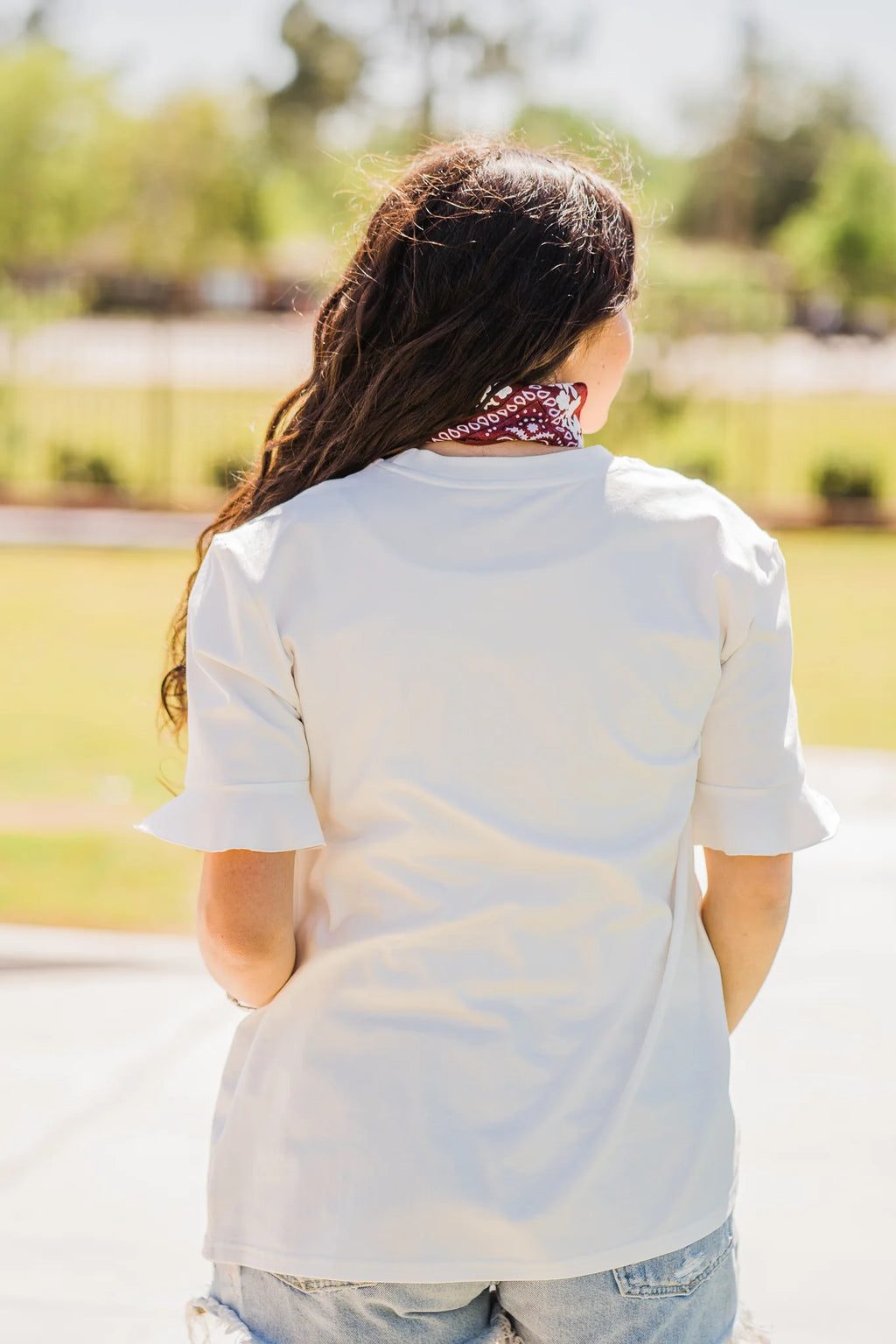 Walk The Line Maroon Top