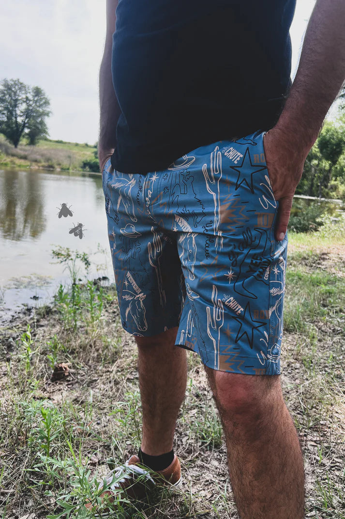 Knarly Cowboy Swim Truck - Mens