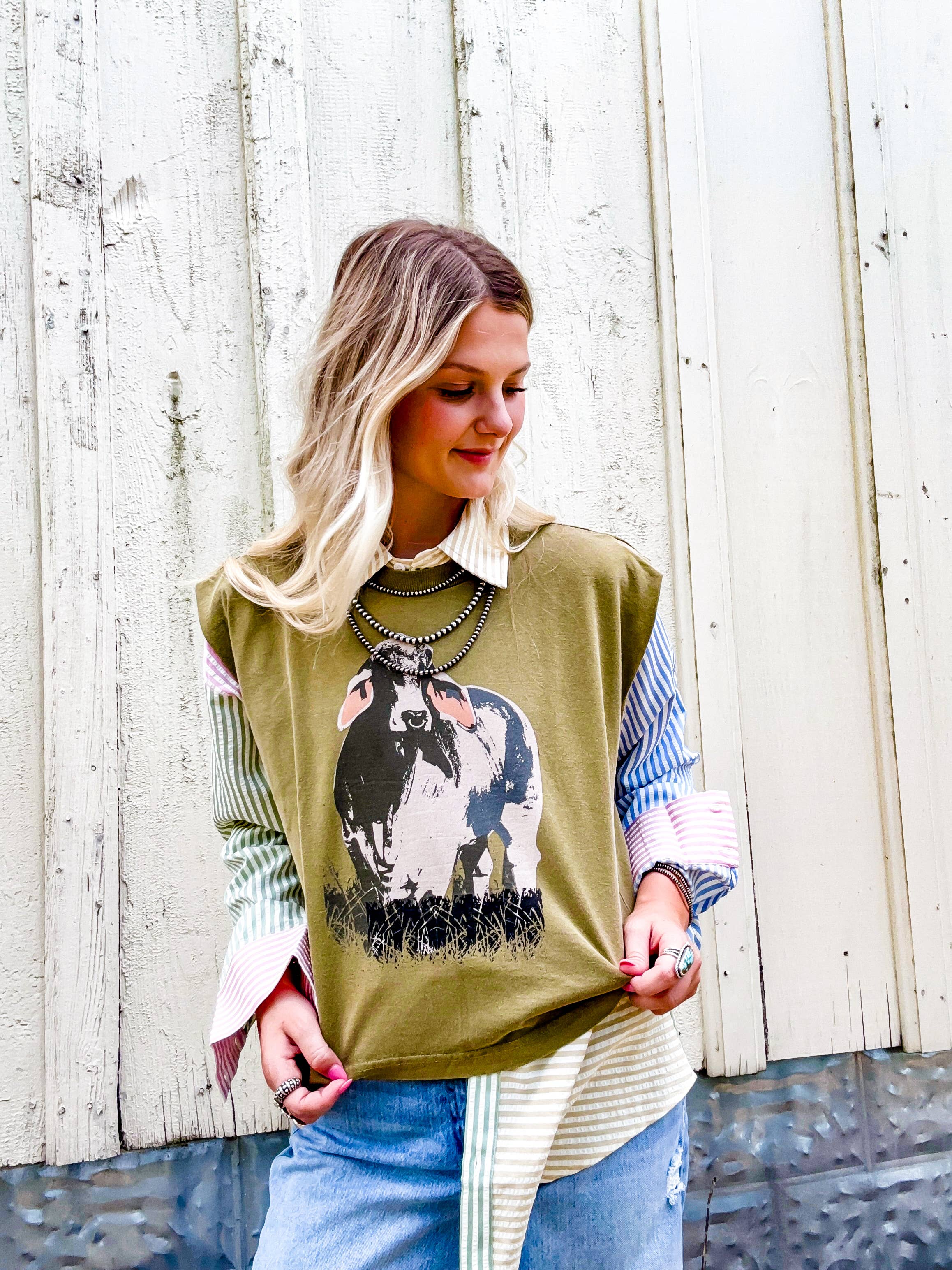 The Brahman Bull Muscle Tee