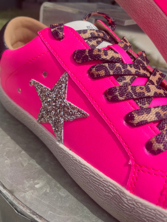 Skylar Hot Pink Sneakers