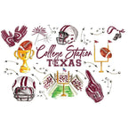 Tailgates In College Station Party Cup 24oz