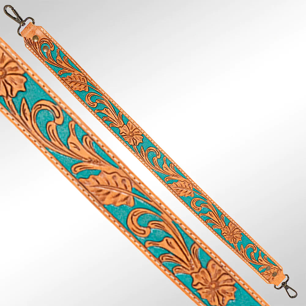 Tooled Leather Straps