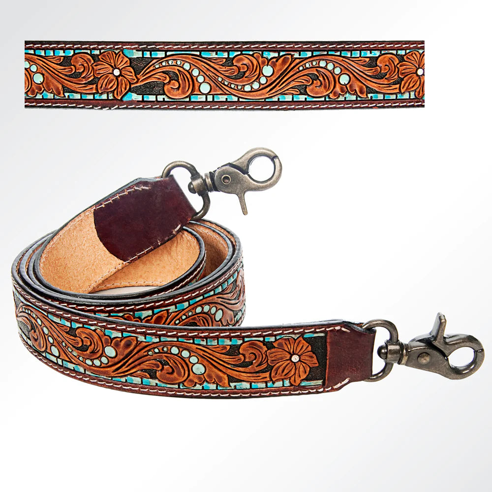 Tooled Leather Straps