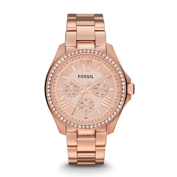 Cecile Multifunction Rose-Tone Stainless Steel Watch – The Grapevine ...