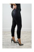 Black Shiny Skinny Jeans