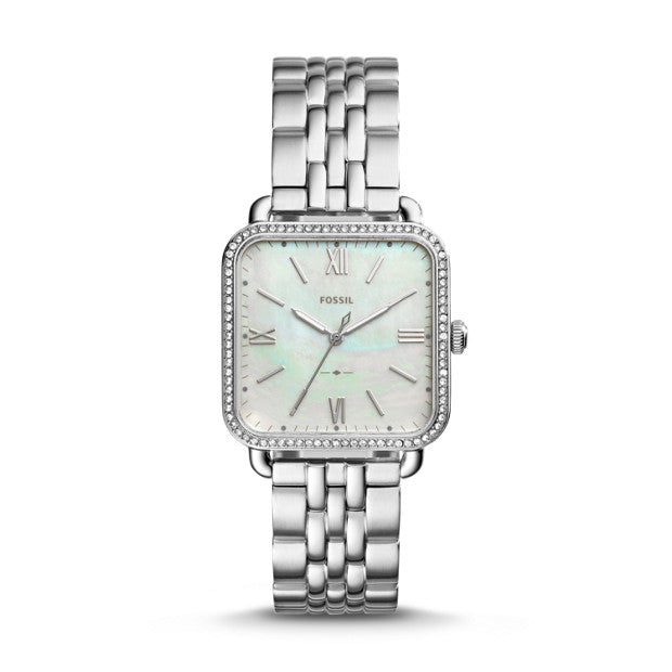 Micah Three-Hand Stainless Steel Watch