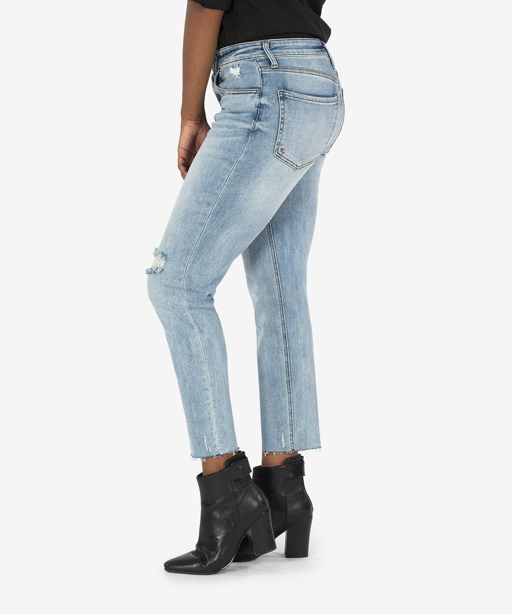 RACHAEL HIGH RISE MOM JEAN (ENTICING WASH)
