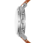 Fossil Grant Sport Chronograph Tan Leather Watch