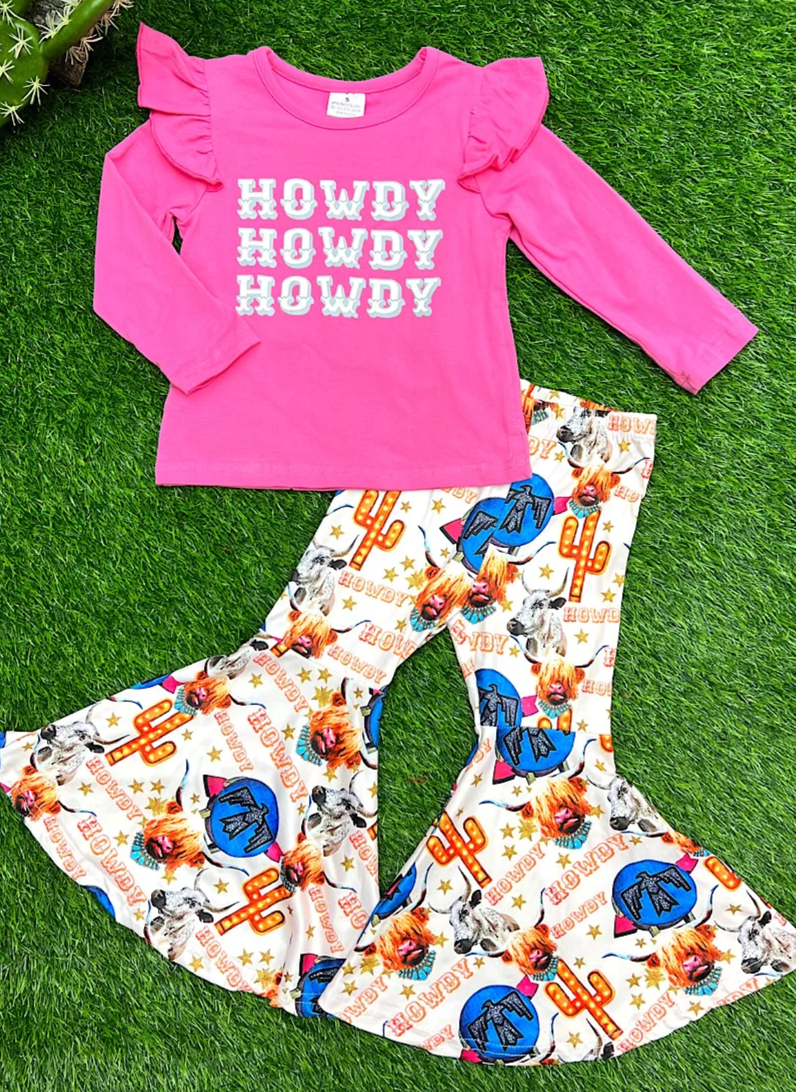 Howdy Pink Ruffle Set
