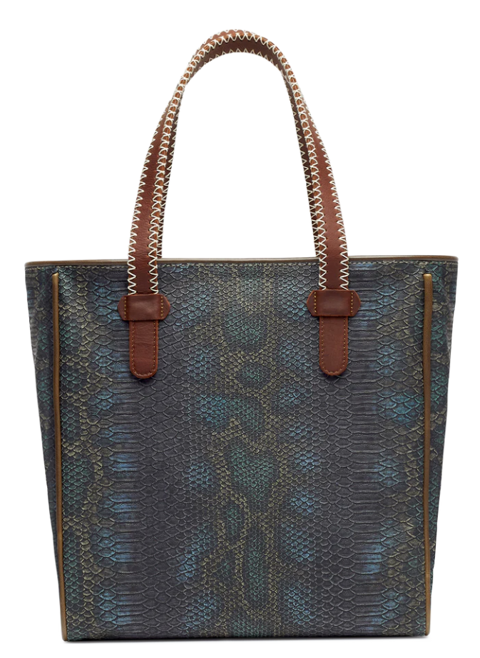Consuela Rattler Navy Classic Tote 6142