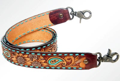 Tooled Leather Straps