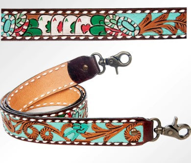 Tooled Leather Straps