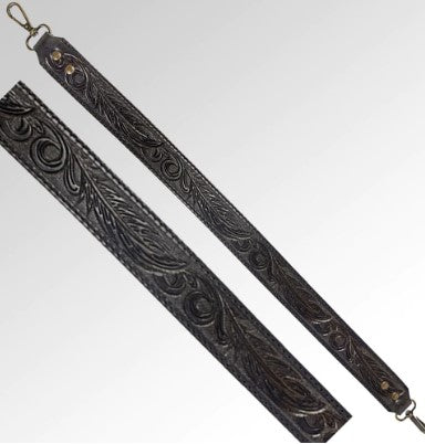 Tooled Leather Straps