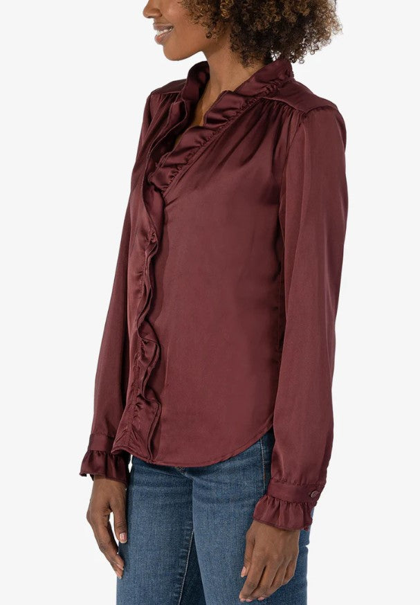 Meara Ruffle Collar Blouse