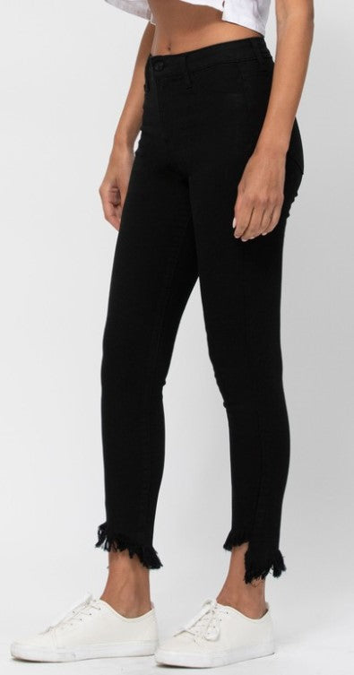 Black Crop Skinny Jeans