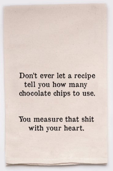 Measure with your Heart Dish Towel