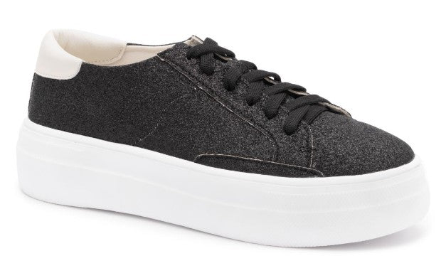 Glaring Black Glitter