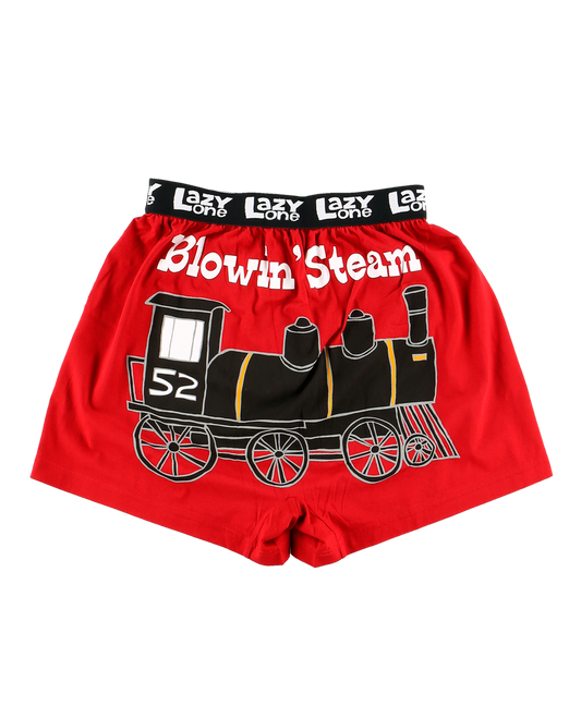 Blowing Steam - Train Men's Boxer