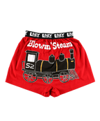 Blowing Steam - Train Men's Boxer