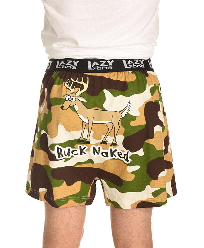 Buck Naked Camo Men's Boxer