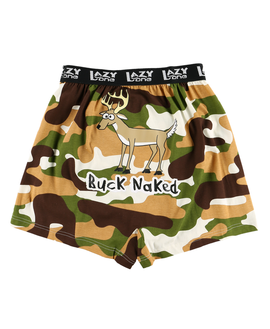 Buck Naked Camo Men's Boxer