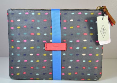 Fossil Keely Double Pouch - Dot