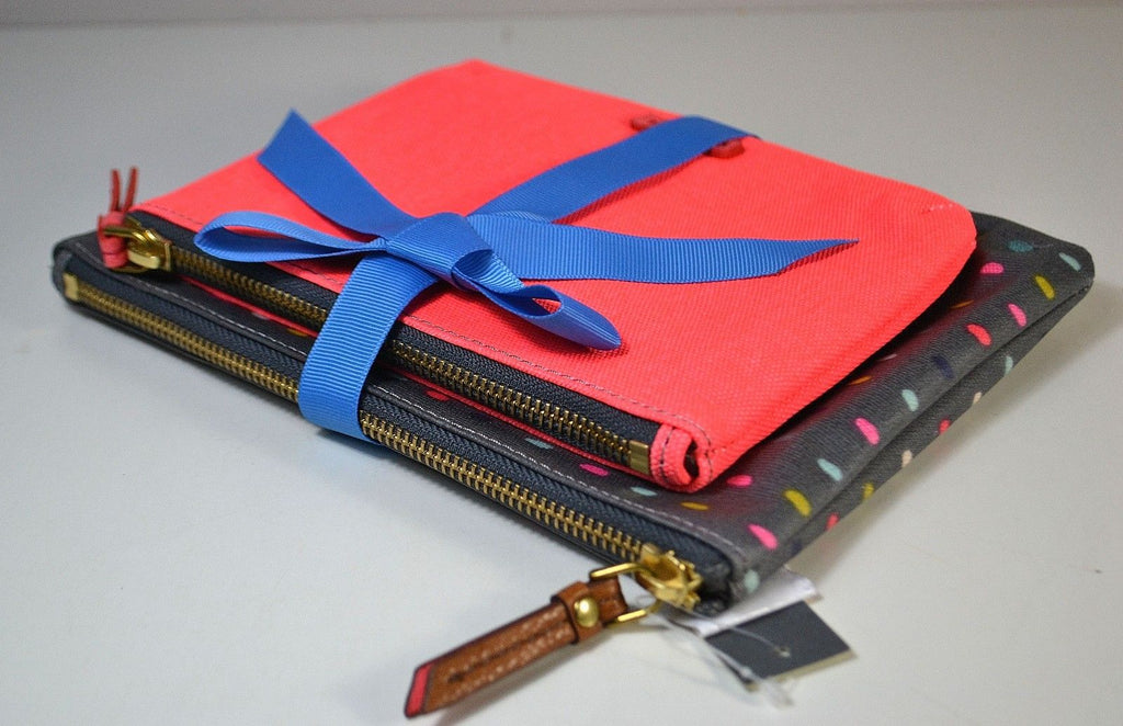 Fossil Keely Double Pouch - Dot